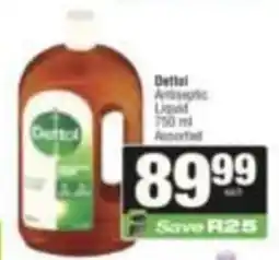 SuperSpar Dettol Antiseptic Liquid Assorted offer