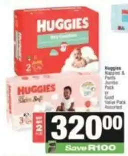 SuperSpar Huggies Nappies & Pants Assorted offer