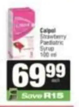 SuperSpar Calpol Strawberry Paediatric Syrup offer