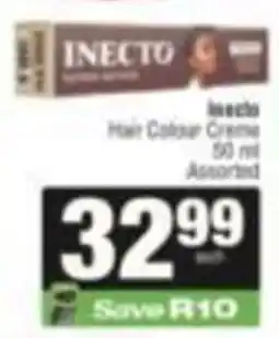 SuperSpar Inecto Hair Colour Creme Assorted offer