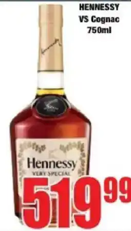 Boxer Hennessy VS Cognac offer