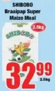 Boxer SHIBOBO Braaipap Super Maize Meal offer