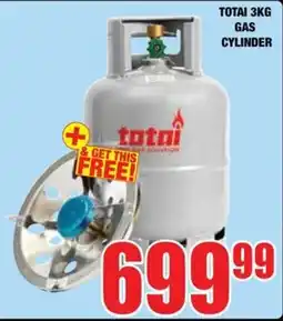Boxer Build Total 3KG Gas Cylinder offer