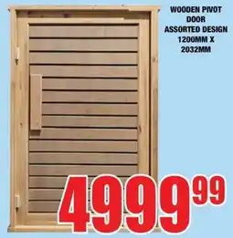 Boxer Build WOODEN PIVOT DOOR Assorted offer