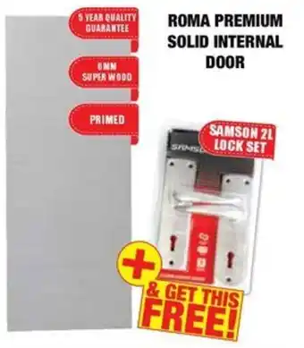 Boxer Build ROMA PREMIUM SOLID INTERNAL DOOR offer
