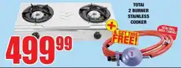 Boxer Build TOTAL 2 BURNER STAINLESS COOKER offer