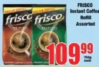 Boxer Frisco Instant Coffee Refill Assorted offer