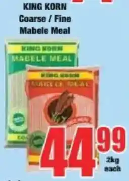 Boxer King Korn Mabele Meal offer