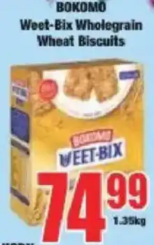 Boxer BOKOMO Weet-Bix Wholegrain Wheat Biscuits offer
