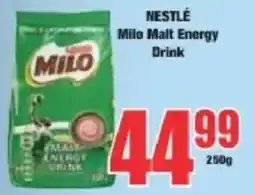 Boxer Nestle Milo Malt Energy Drink offer