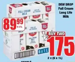 Boxer Dew Drop Full Cream Long Life Milk offer