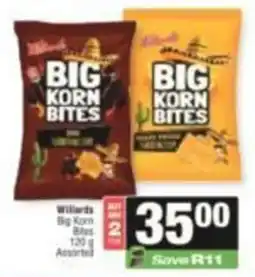 SuperSpar Willards Big Korn Bites Assorted offer