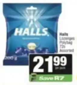 SuperSpar Halls Lozenges Assorted offer