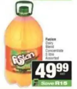 SuperSpar Fusion Dairy Blend Concentrate Assorted offer