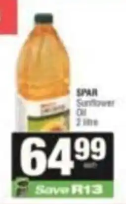 SuperSpar SPAR Sunflower Oil offer