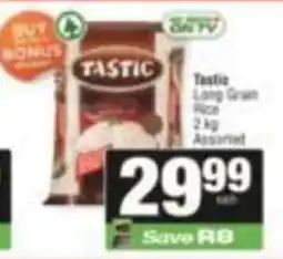 SuperSpar Tastic Long Grain Rice Assorted offer