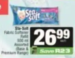 SuperSpar Sta-Soft Fabric Softener Refill Assorted offer