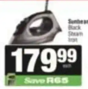 Sunbeam Black Steam Iron
