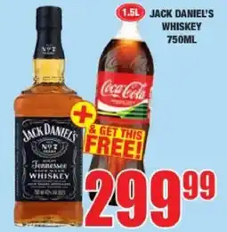 Boxer Liquors Jack Daniel's Tennessee Whiskey offer