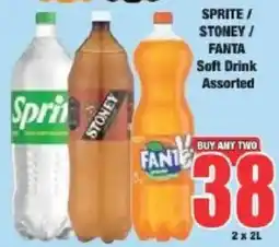 Boxer Sprite / Stoney / Fanta Soft Drink Assorted offer