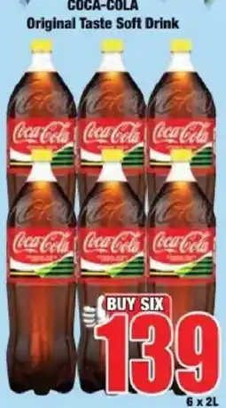 Boxer Coca-Cola Original Taste Soft Drink offer