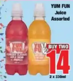 Boxer YUM FUN Juice Assorted offer