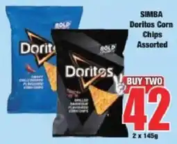Boxer SIMBA Doritos Corn Chips Assorted offer