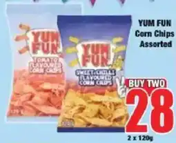 Boxer YUM FUN Corn Chips Assorted offer