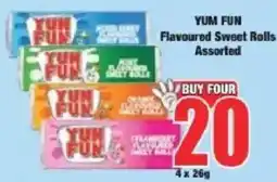 Boxer YUM FUN Flavoured Sweet Rolls Assorted offer