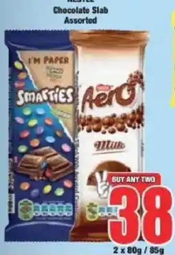 Boxer Nestle Chocolate Slab Assorted offer