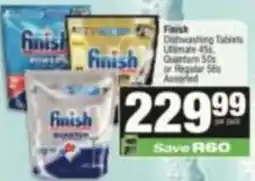 SuperSpar Finish Dishwashing Tablets Assorted offer