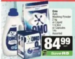 SuperSpar Omo Auto Washing Powder Assorted offer