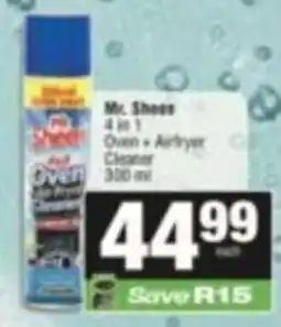 SuperSpar Mr Sheen 4 in 1 Oven + Airfryer Cleaner offer