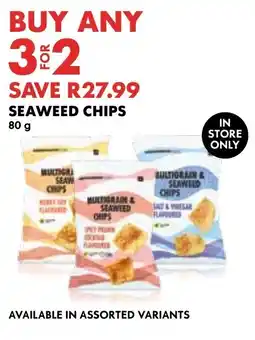 Woolworths Multigrain & Seaweed Chips offer