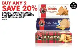Woolworths Bakers Tennis Biscuits, Blue Label Marie Biscuits and Eet-Sum-Mor offer