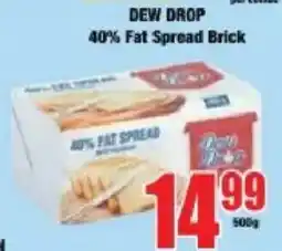 Boxer DEW DROP 40% Fat Spread Brick offer