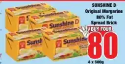 Boxer Sunshine D Original Margarine offer