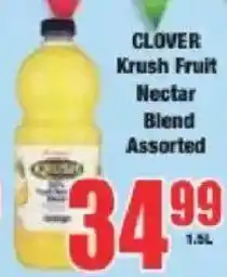 Boxer CLOVER Krush Fruit Nectar Blend Assorted offer