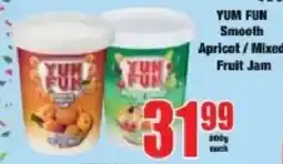 Boxer YUM FUN Smooth Apricot / Mixed Fruit Jam offer