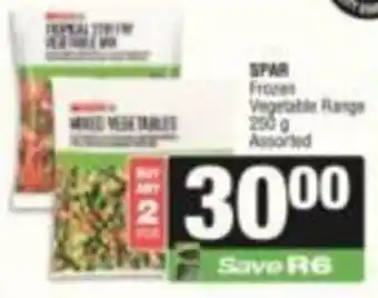 SPAR Frozen Vegetable Range Assorted