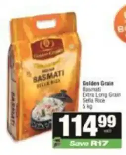 SuperSpar Golden Grain Basmati Sella Rice offer