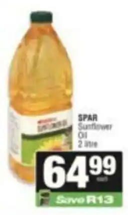 SuperSpar SPAR Sunflower Oil offer