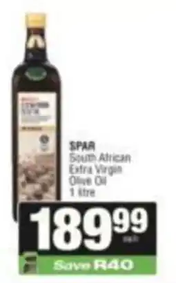 SuperSpar SPAR South African Extra Virgin Olive Oil offer
