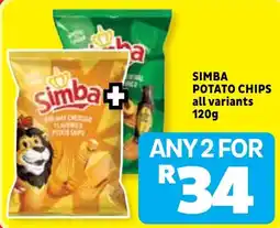 Usave Simba Potato Chips offer