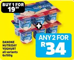 Usave Danone NutriDay Yoghurt offer
