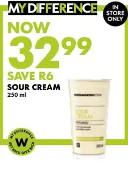 Woolworths Sour Cream offer
