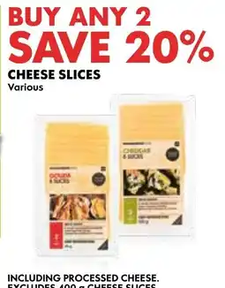 Woolworths CHEESE SLICES Various offer