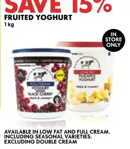 Woolworths Fruited Yoghurt offer