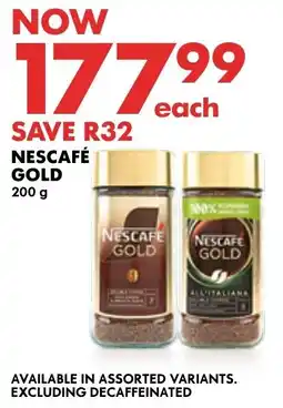 Woolworths NESCAFÉ GOLD offer