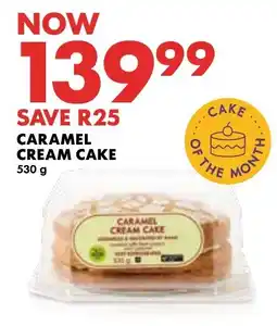 Woolworths Caramel Cream Cake offer